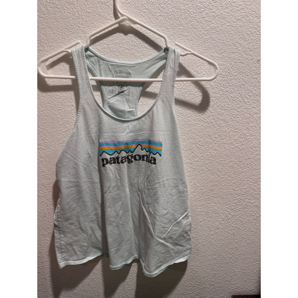 Patagonia Women's‎ Racerback Tank Top | Logo Graphic | Size Small | Lightweight